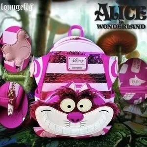 Loungefly | Bags | Loungefly Cheshire Cat Sequin Bam  display picture 1
